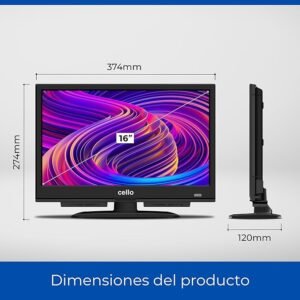 Mejor televisor 12V camping Smart TV Bluetooth Cello C1624WS óptimo
