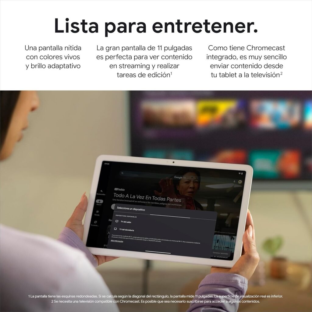 Opiniones Google Pixel Tablet - Tablet Android con Pantalla de 11 Pulgadas. Alternativa: "Descubre la mejor tablet Android con pantalla de 11 pulgadas en Google Pixel Tablet".