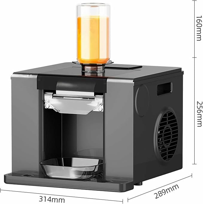 Máquina De Hielo De Nieve Comercial, Máquina De Afeitar De Hielo Eléctrica Automática De 60 Kg/24 H Con Eje Frío De Acero Inoxidable - Perfecta Para Negocios de Alimentos y Bebidas. ¡Obtén Hielo Raspado de Calidad en Cantidad!