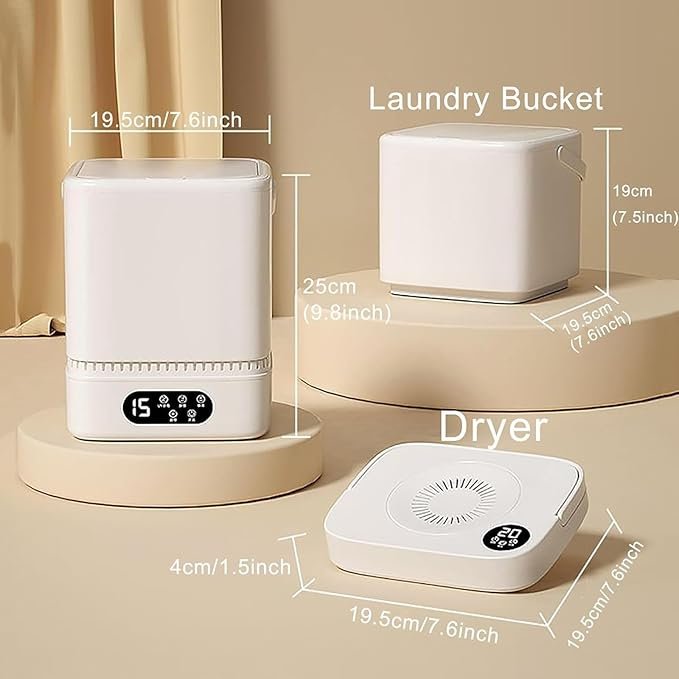 Mini lavadora portátil con secadora 5L: opinión y recomendación.