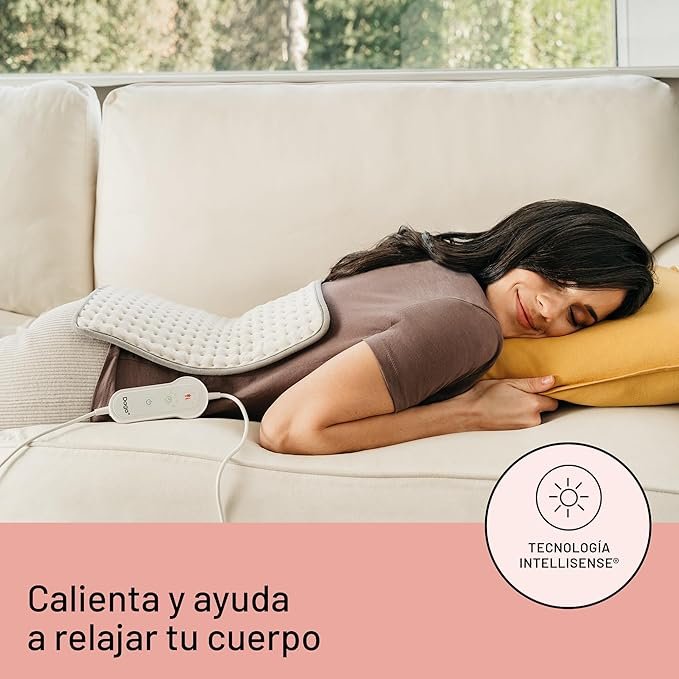 Almohadilla térmica Daga Confort: múltiples opciones, calidad y precio para aliviar el dolor.