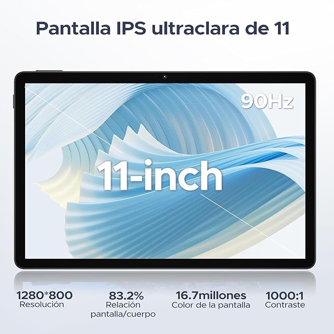 Opiniones DOOGEE U11 Android 15 Tablet 11 Pulgadas - Tablet Octa-Core con 16GB RAM+128GB ROM/1TB TF y Pantalla HD IPS.