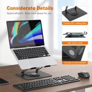 Soporte Portátiles Mesa Plegable Ventilado GRIFEMA GB1050 con Base Giratoria - Opiniones y Características