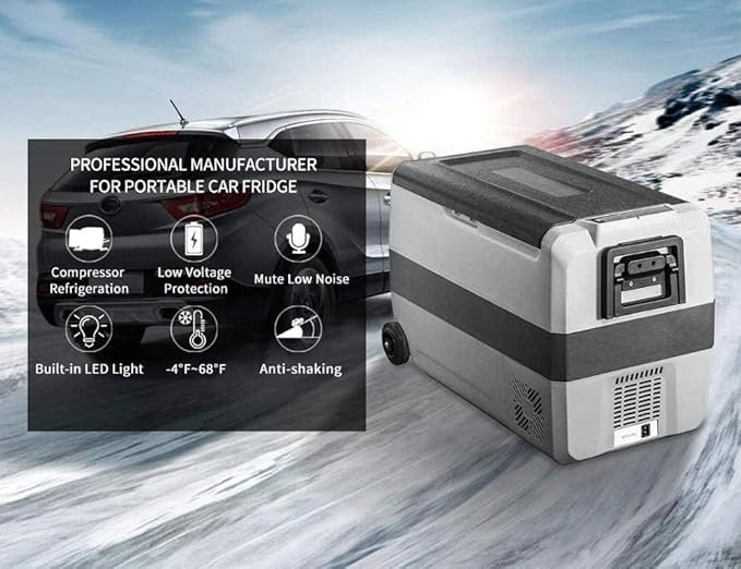 Mini refrigerador portátil de 36L, 50L y 60L para coche y camping al aire libre - Opiniones JvFbjLF. ¡Mantén tus alimentos y bebidas frescos en todo momento!