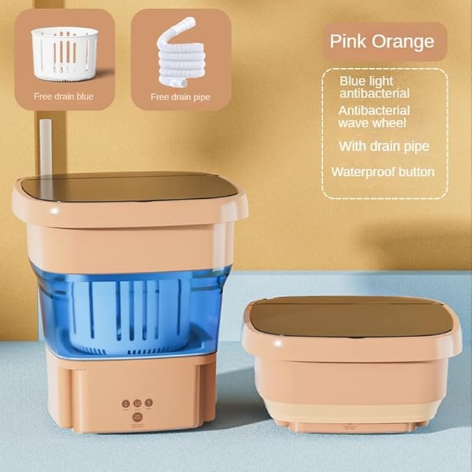 La mejor mini lavadora plegable de 10L para apartamentos y dormitorios, eficiente. ¡Compra la tuya ahora!