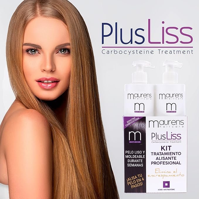 Activador de alisado de keratina y carbocisteína Maurens Plus Liss - ¡El mejor del mercado!