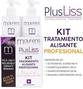 Mejor Alisado Brasileño con Keratina y Carbocisteína Maurens Plusliss. ¡Descubre la mejor solución para un cabello liso y brillante!