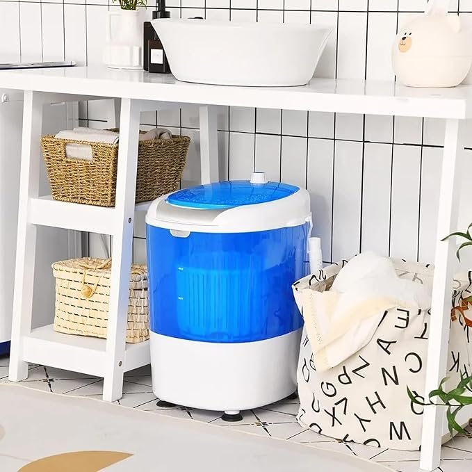 Mejor lavadora portátil con centrifugado y drenaje.