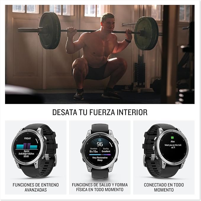 Reloj Garmin fénix ??E - 47mm: Reseñas, Precio y Características - Descubre el Mejor Reloj de Alto Rendimiento GPS Multideporte con Pantalla táctil AMOLED, Frecuencia cardíaca y Mapas. ¡Compra ahora!