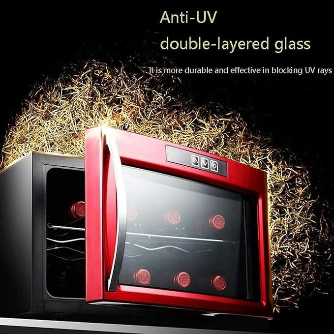 Refrigerador de Vino | Blanco y Tinto | Capacidad 8 Botellas | Compacto Independiente | Para Encimera | Opiniones y Más ¡Cómpralo Ya!