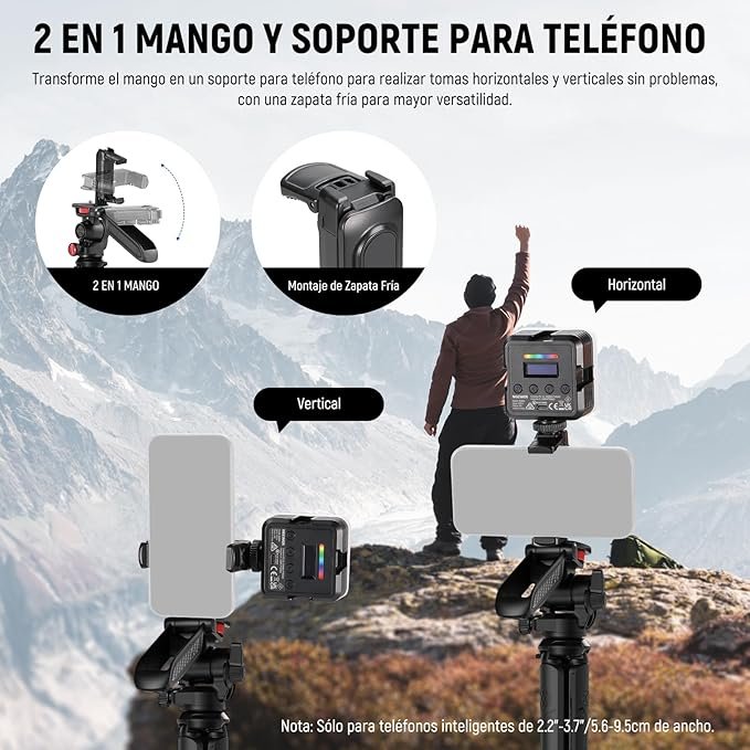 NEEWER Trípode Flexible Teléfono y Cámara con Control/Mango/Soporte Teléfono/Adaptador Cámara Acción - Opiniones y Review completo - ¡El mejor trípode para capturar todos tus momentos!