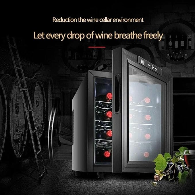 Opiniones Enfriador de Vino termoeléctrico de 12 Botellas | Bodega de sobremesa para vinos tintos y Blancos - Producto de alta calidad para mantener tus vinos a la temperatura perfecta. ¡Aprovecha esta oferta!