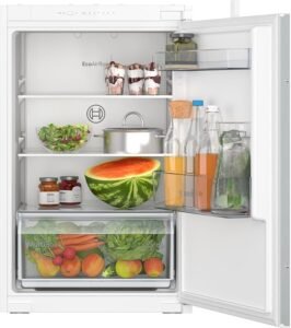 Opiniones Bosch KIR21NSE0 Frigorífico Integrado Serie 2 - Diseño elegante y eficiente refrigeración de 136 litros.