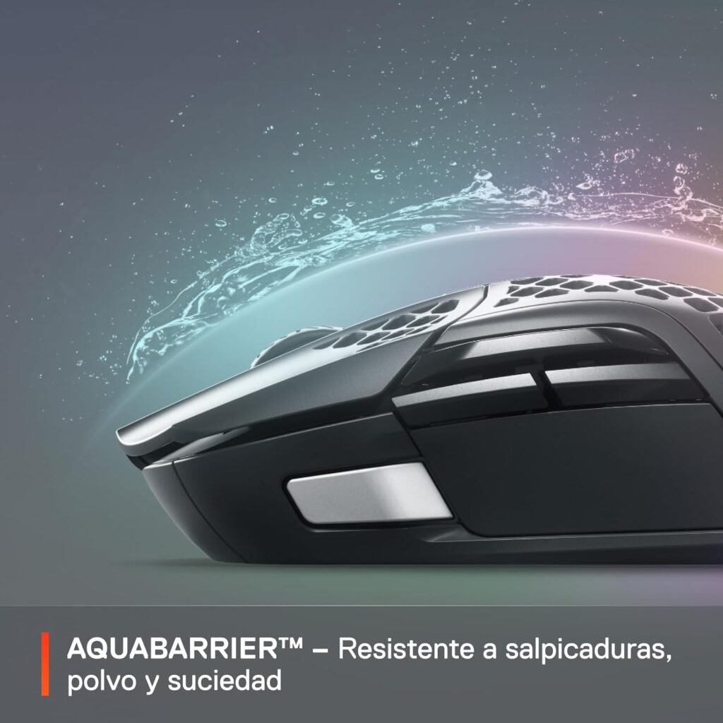 Ratón gaming SteelSeries Aerox 5 Wireless, diseño ultraligero resistente al agua - Opiniones - Imagen del producto