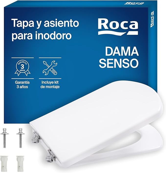 Opiniones Roca Dama Senso - Tapa y asiento para inodoro, tapadera de WC original con ajuste perfecto. ¡Compra ya la tapa y asiento para inodoro Roca Dama Senso y disfruta de la calidad y comodidad que mereces!