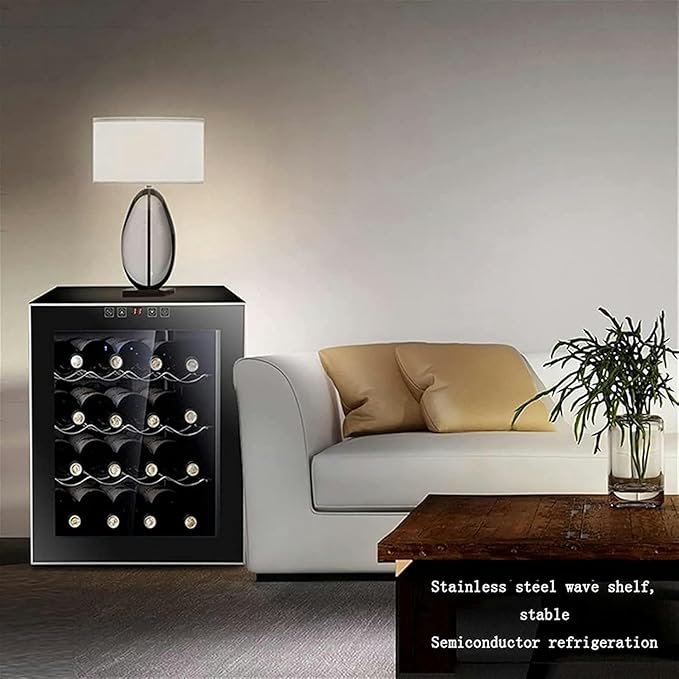 Refrigerador Enfriador de Vino con compresor de 16 Botellas | Bodega Grande | Refrigerador de Vino con Control de Temperatura Digital 41f-64f | Opiniones y características detalladas del producto.