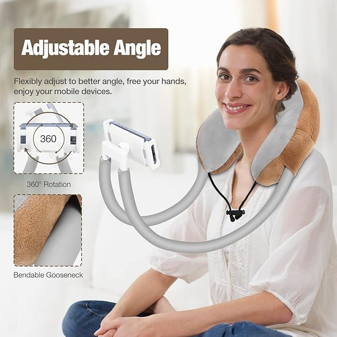 Soporte Móvil Almohada para Cuello 2 en 1 MoKo - Opiniones y Reseñas - Soporte Ajustable 360° - Comodidad y Practicidad al Alcance de tu Mano