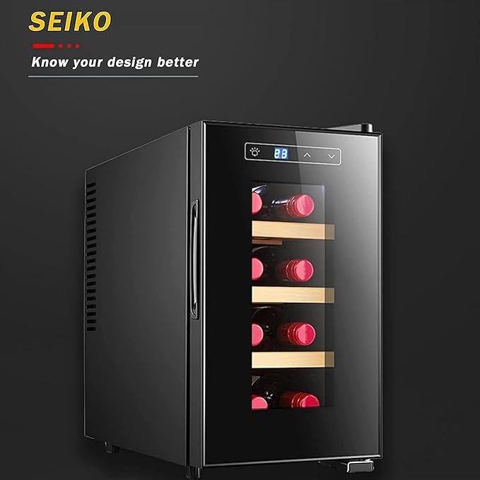Enfriador de Vino de 8 Botellas, refrigerador de Vino termoeléctrico en cocina pequeña