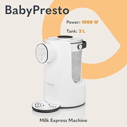 LIONELO BabyPresto Avanzado Máquina de Leche para Bebé: Opiniones y Funciones destacadas
