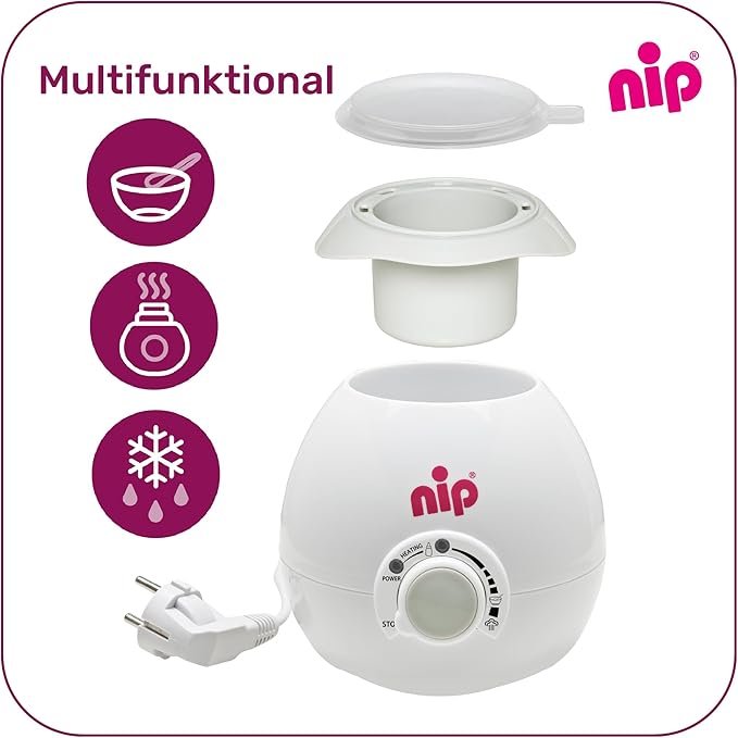 Opiniones NIP Calentador de biberones: calentador de biberones fiable y suave para todos los biberones y vasos.