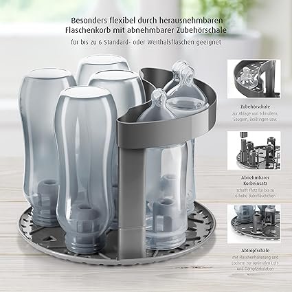 Esterilizador Reer VapoMat S: Esteriliza 6 biberones en 10 minutos | Opiniones