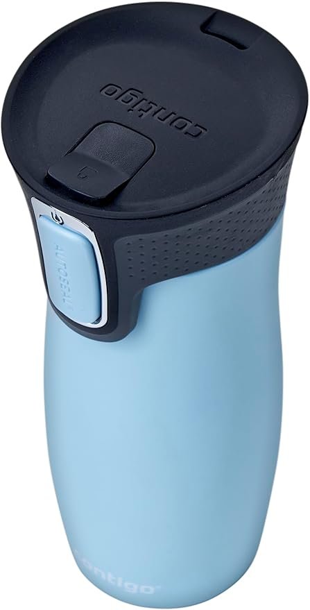 Vaso térmico Contigo West Loop Autoseal, diseño moderno y práctico. Sin BPA, antiderrame y perfecto para llevar tu café a todas partes. ¡No te quedes sin el tuyo!