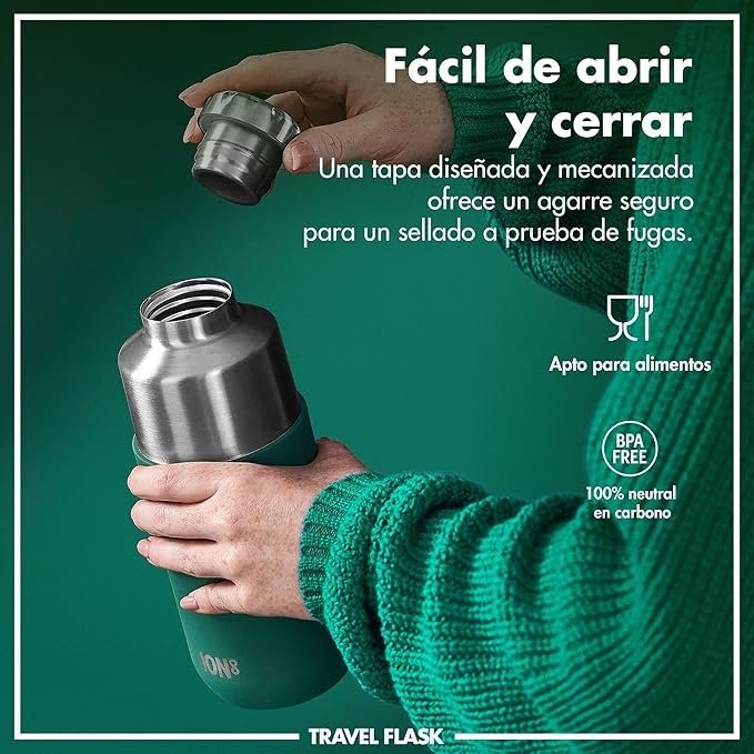Opiniones ION8 Botella Aislada al Vacío ThermoShield para Bebidas Calientes o Frías, Gran Taza Aislada, Capacidad de 2 Tazas | Producto de alta calidad para mantener tus bebidas a la temperatura ideal en todo momento. ¡Aprovecha esta oferta ahora!