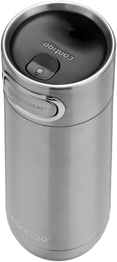Opiniones Contigo Luxe Autoseal taza térmica de viaje, taza de café de acero inoxidable, termo, vaso hermético, apto para lavavajillas - Compra ahora y mantén tu bebida preferida a la temperatura ideal en todo momento con esta elegante taza térmica de acero inoxidable Contigo Luxe Autoseal. ¡No te quedes sin la tuya! #taza térmica #café #viaje #termo #lavavajillas