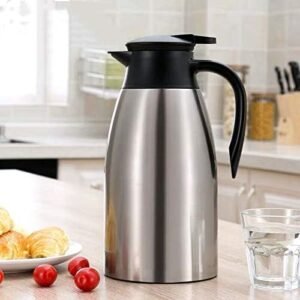 Jarra Térmica Cafe 2 Litro de Acero Inoxidable - Termo para Cafe - Jarra Isotermica - Jarras para el té - Opiniones y Reseñas 2021 - ¡Descubre el mejor termo para café en acero inoxidable de 2 litros! Perfecto para mantener tu café o té caliente por más tiempo. ¡Aprovecha nuestra oferta y cómpralo ya!