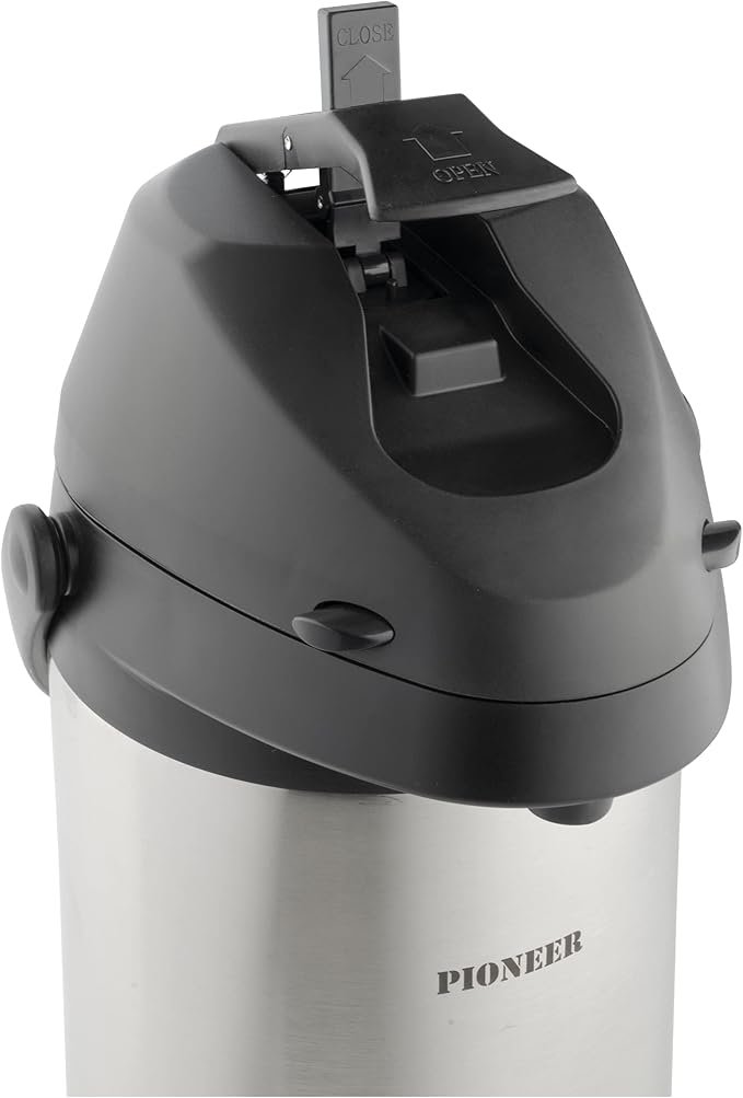 Pioneer Flasks, Dispensador de Bebidas de Acero Inoxidable "TEA" - Airpot para Bebidas