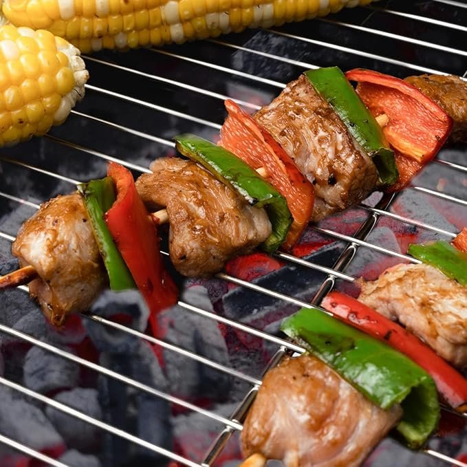 Parrilla para Barbacoa 26x32 cm, Malla de Acero Inoxidable de Repuesto para Barbacoa, Parrilla Multifuncional - LANEJOY - Opiniones - Producto de calidad para tus parrilladas. ¡Compra ahora!