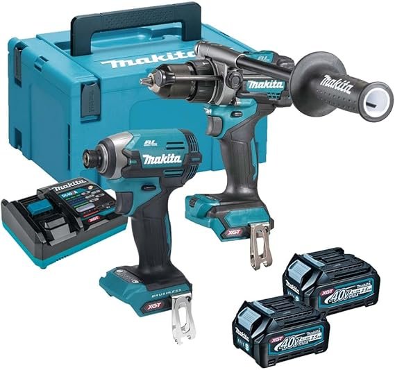 Kit combinado Makita DK0176G205 en funda Makpac - Opiniones 40V Max Li-ion XGT - 2 piezas sin escobillas