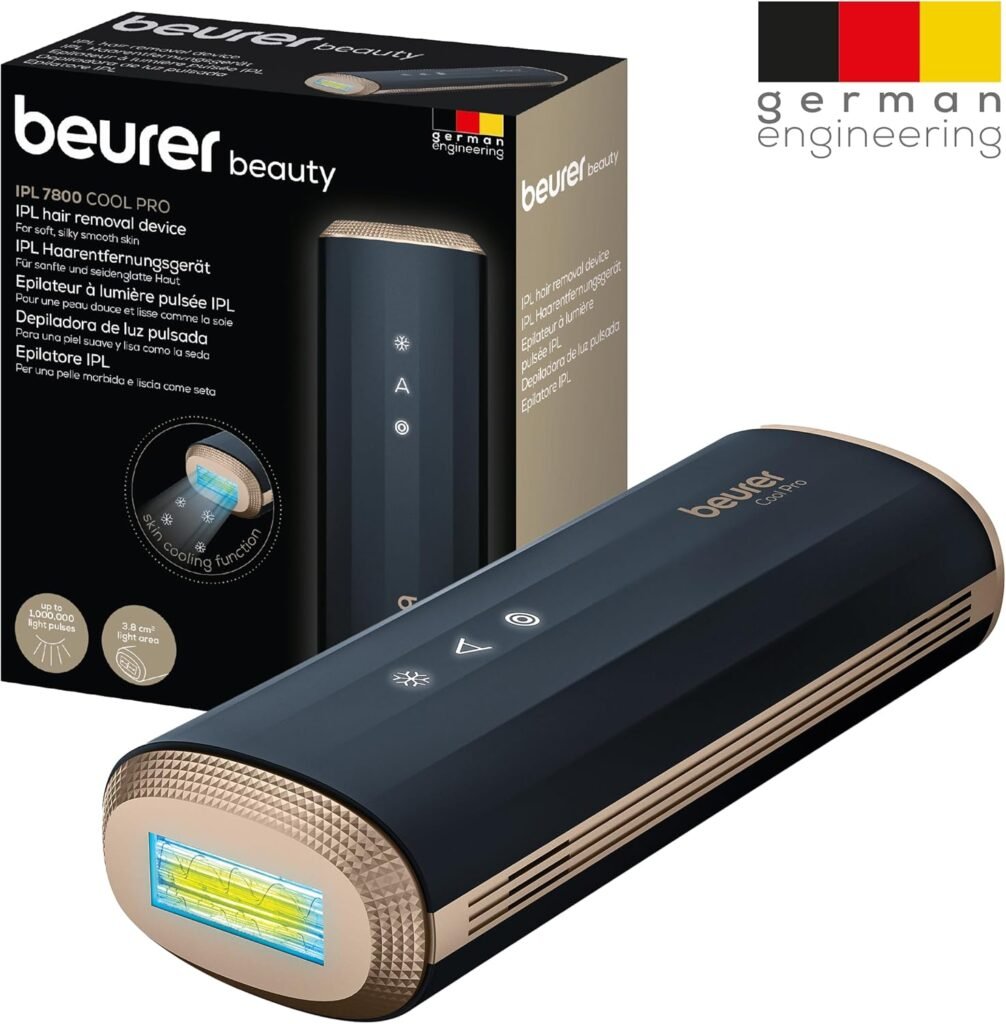 Foto de la depiladora Beurer IPL 7800 PRO con tecnología de enfriamiento y 5 niveles de intensidad. ¡Descubre todas las opiniones sobre este increíble producto!
