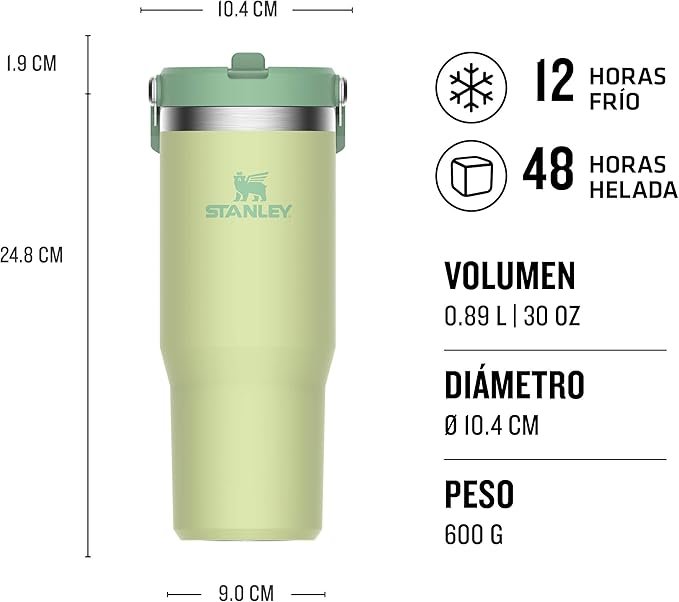 Opiniones Stanley Flip Straw Tumbler 1.0 Botella Agua con Pajita 0.89L - Conserva el Frío 12 Horas - Imagen del producto en alta resolución - Compra Online fiabilidad y durabilidad - Stanley Flip Straw Tumbler 1.0 - Botella de agua 0.89L de capacidad - Mantiene el frío por 12 horas - Diseño ergonómico y funcional - ¡Aprovecha esta oferta ahora!