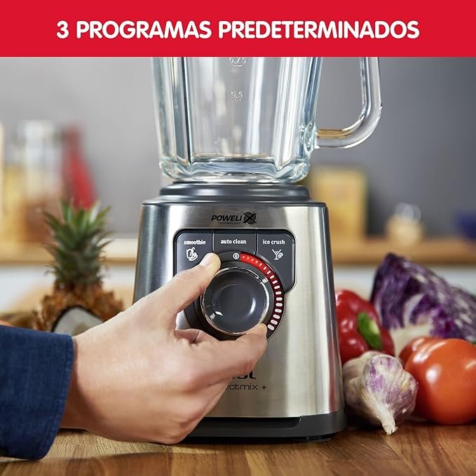 Opiniones Moulinex Perfect Mix+ LM811D - Batidora de vaso 1200 W, vidrio y acero inoxidable - Producto de alta calidad para tu cocina.