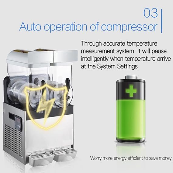 Máquina Comercial para Hacer granizados de Hielo Contenedor sin BPA de 5 litros - Opiniones HLGKBY