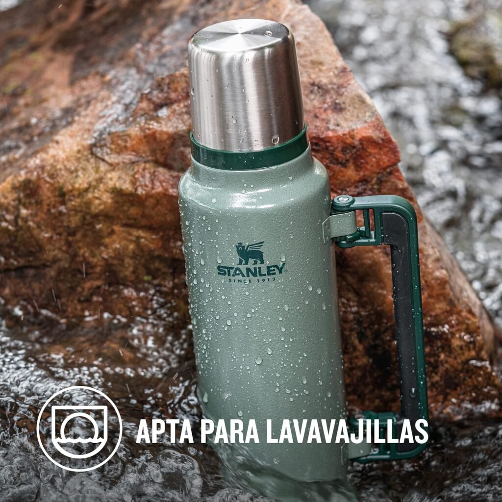 Stanley Classic Legendary Botella Térmica 1.4L - Opiniones, Precio y Características - Mantiene Frío o Calor hasta 40 Horas - Mejor Botella Térmica del Mercado