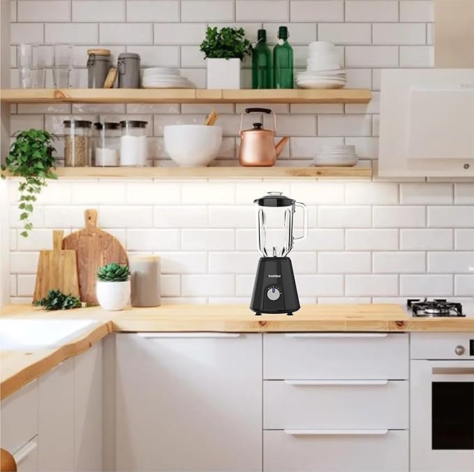 Opiniones Bastilipo - Batidora de vaso, 800W, 2 velocidades + pulse, jarra 1,5 litros.