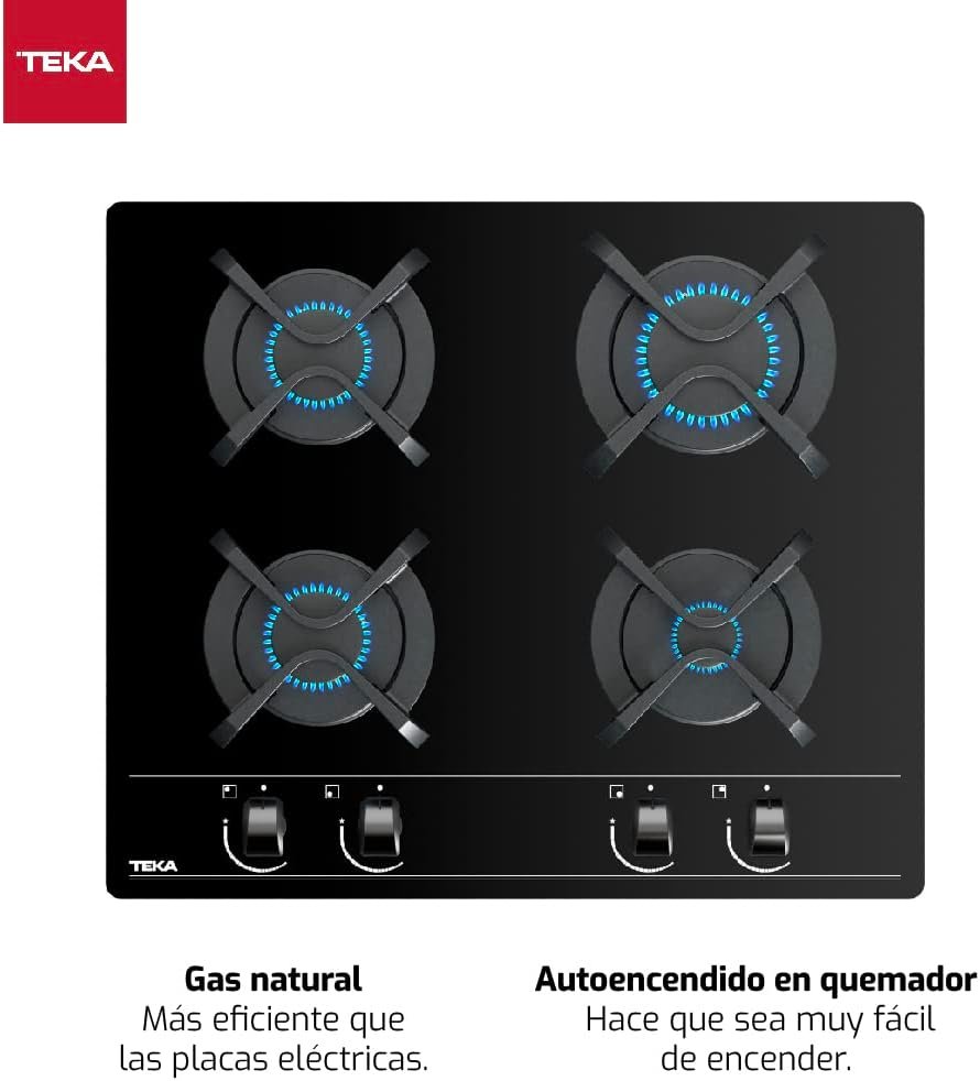 Placa de gas natural de 60 cm - Opiniones y características del producto