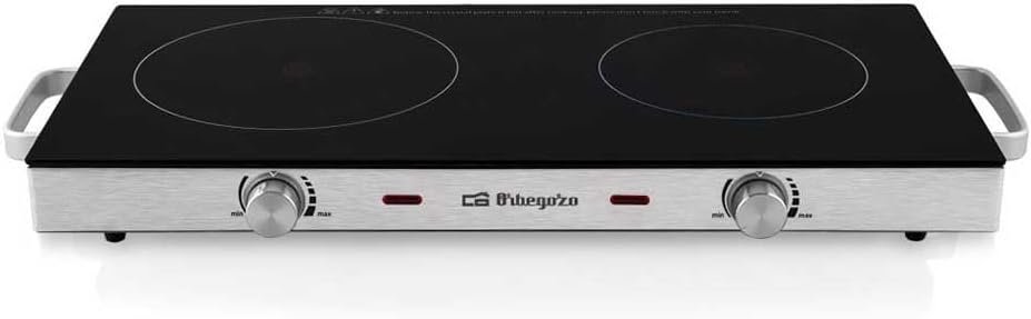 Opiniones Orbegozo PCE 6000 - Placa Vitrocerámica Doble, Cristal Templado - Reseñas de clientes, características y precio - Compra online ahora.