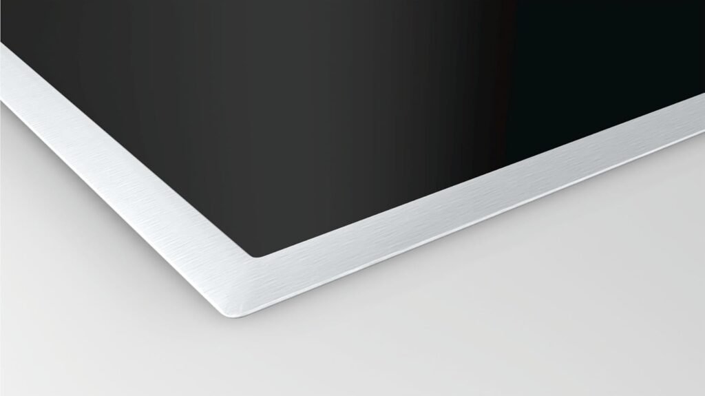 Placa de inducción con elegante marco de acero inoxidable. ¡Descubre las opiniones de nuestros clientes! #PlacaInducción #AceroInoxidable #Opiniones