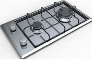 Encimera de gas de acero inoxidable. Opiniones integrado hobs.