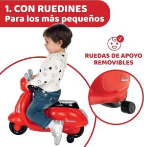 Opiniones Chicco Vespa Primavera para niños - Moto correpasillos con panel electrónico - Juguete para niños | Foto del producto.