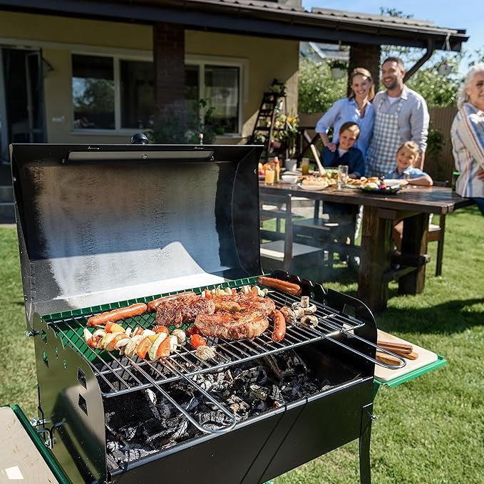 Parrilla Rectangular FLAMMBURO de Acero Cromado - Opiniones y Disponibilidad en Varios Tamaños - Grosor de la Barra de 4,8 mm - Compra Ahora.