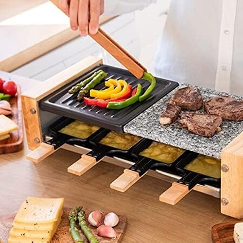 Opiniones Cecotec Raclette Cheese&Grill 8400 Wood MixGrill. Potencia 1200 W, Superficie mixta Grill y Plancha, Termostato regulable. ¡Descubre la mejor opción para tus comidas!