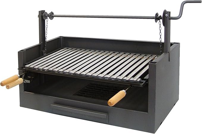 Opiniones Imex El Zorro 71509 Cajón barbacoa elevador - parrilla inoxidable - 73 x 40 x 50 cm: imagen del producto - compra online.