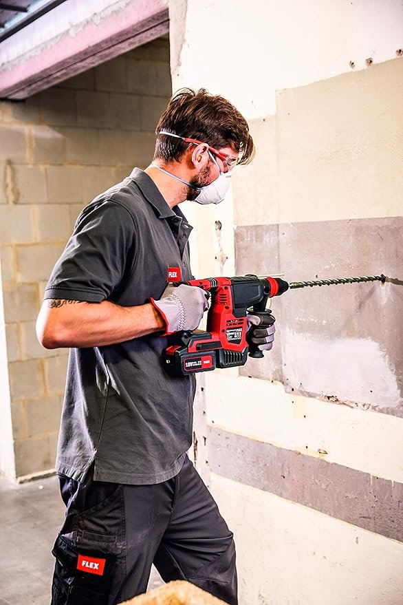 Taladro percutor Flex CHE 2-26 18.0-EC SDS+ sin escobillas, opiniones y características - Producto premium para perforación precisa.