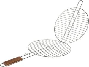 Opiniones RUECAB - Parrillas de Cocina para Barbacoa y ahumadero - Parrilla Doble para Barbacoa, Parrilla Redonda, Parrilla de Barbacoa de 38 cm. ¡Descubre la mejor parrilla de cocina para tus barbacoas!