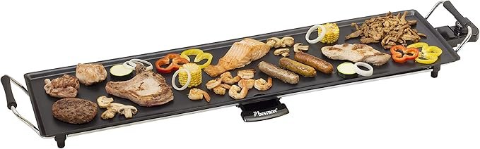 Opiniones Bestron XXL Plancha eléctrica para cocinar, plancha de cocina con revestimiento antiadherente - ¡Descubre la mejor forma de cocinar!