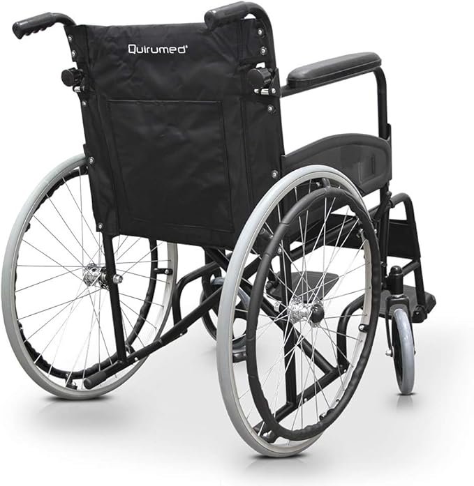 Opiniones QUIRUMED Silla de ruedas de acero, modelo EASY COMPACT, Plegable, Asiento 46 cm, Ligera. ¡Descubre la comodidad y practicidad en una sola silla de ruedas! Aprovecha esta oferta y adquiere la tuya hoy mismo.